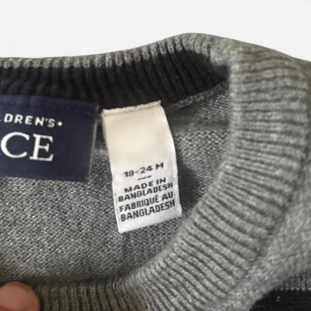Toddler The Children's Place Gray Sweater 